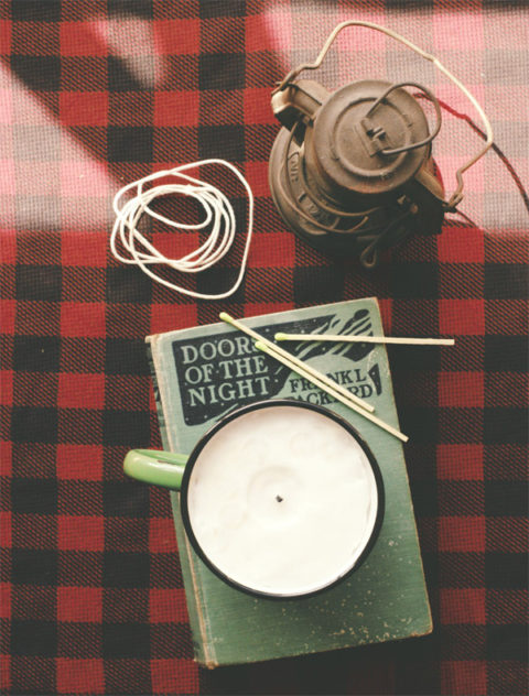 How to make a reusable rustic candle. Photos: Gabriel Cabrera