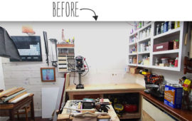 How to Build a French Cleat Organizing System for Your Workshop