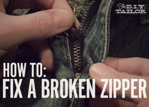 How to fix a zipper