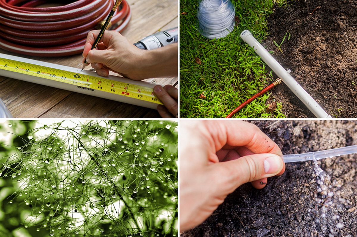 Homemade drip irrigation systems