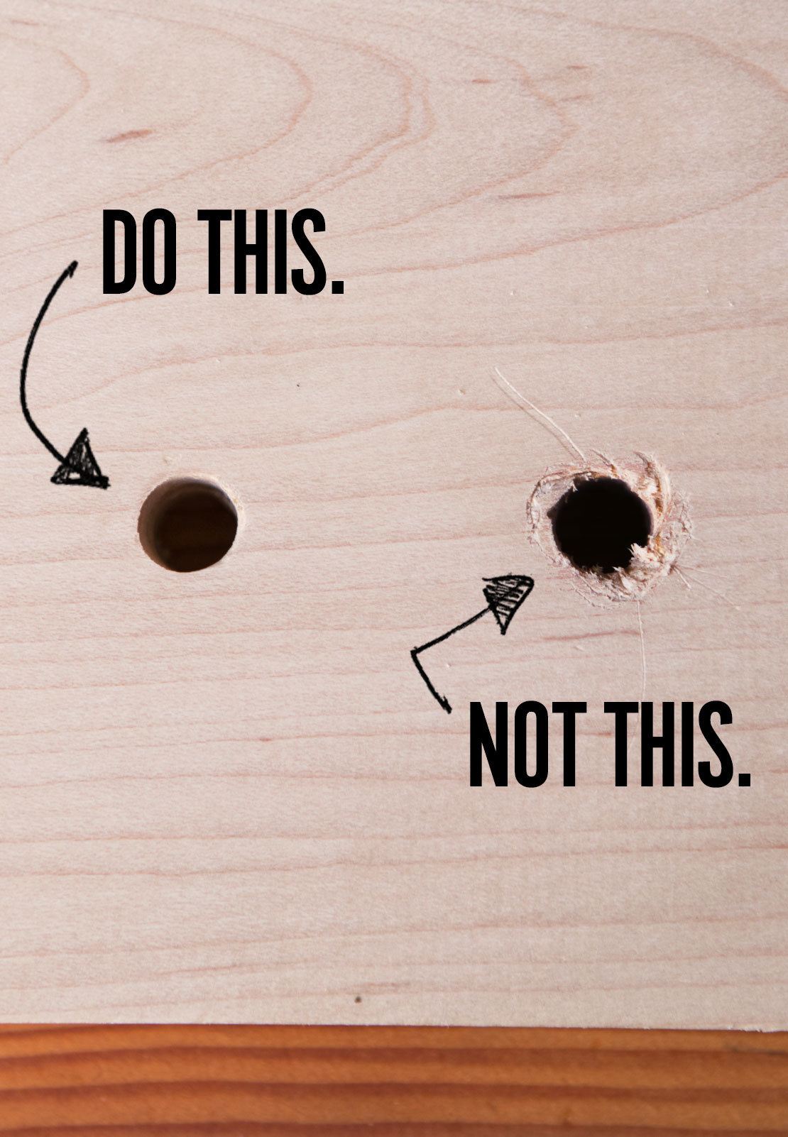 How to Make a Hole Bigger in Wood Without a Drill 