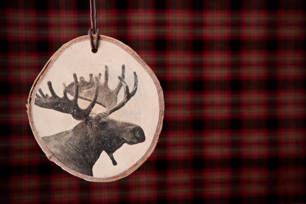 DIY wood photo transfer ornaments - The Homesteady