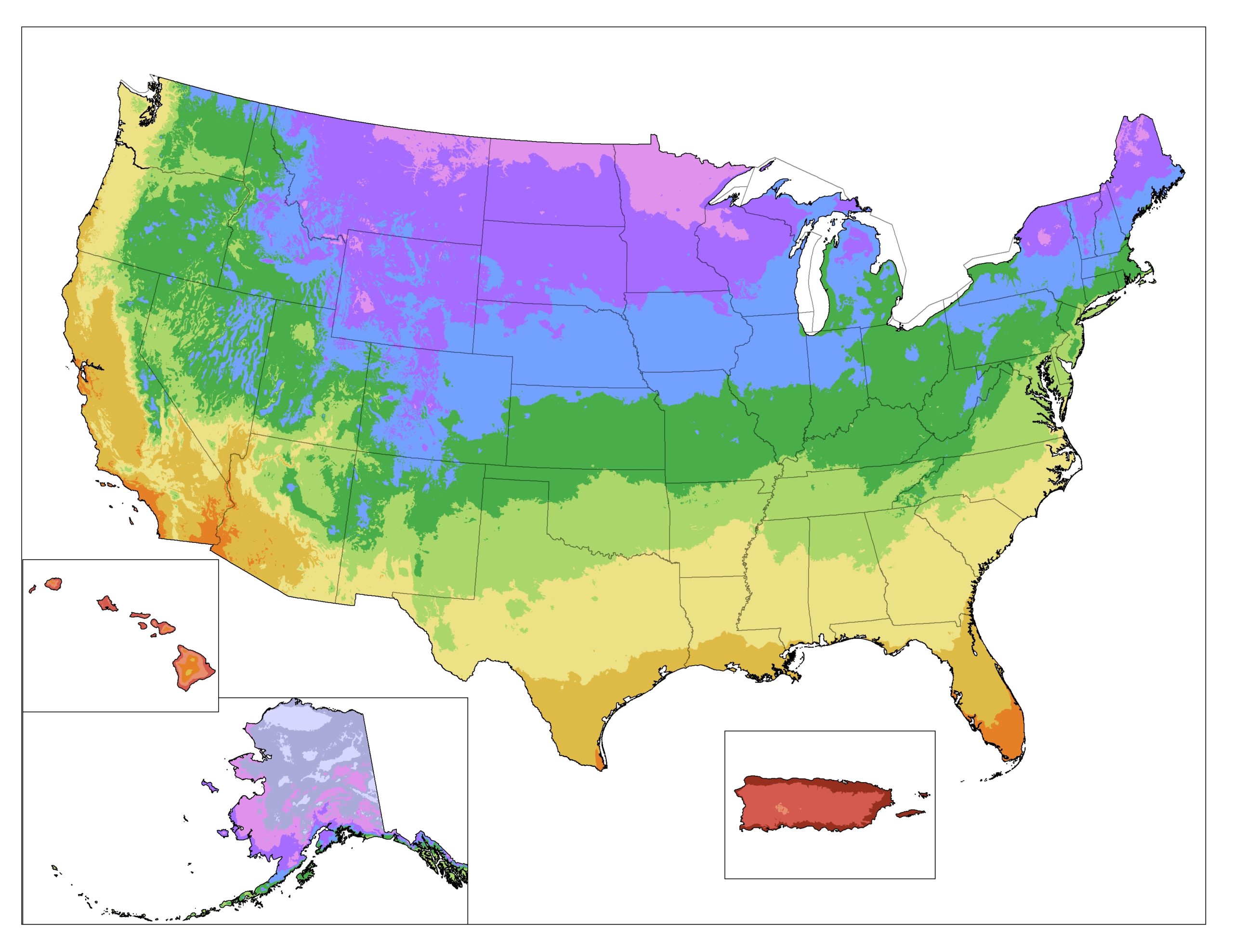 Zones hardiness greenhouse