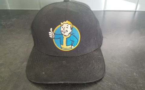 black Fallout baseball cap