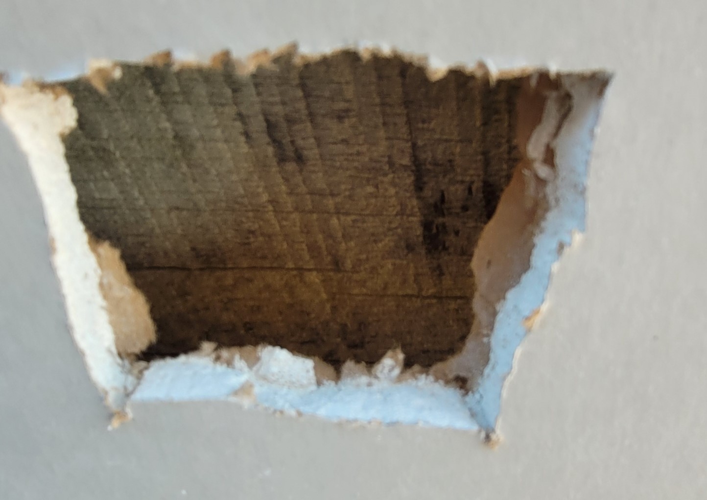 sheetrock repair hole gypsum wallboard