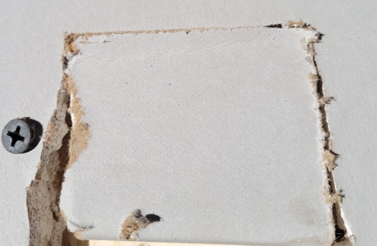 sheetrock repair gypsum wallboard