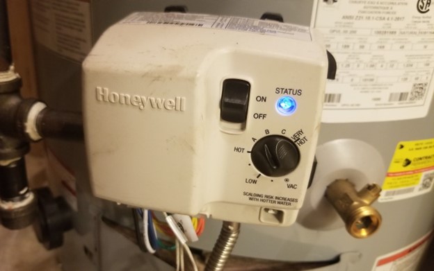 water heater power switch