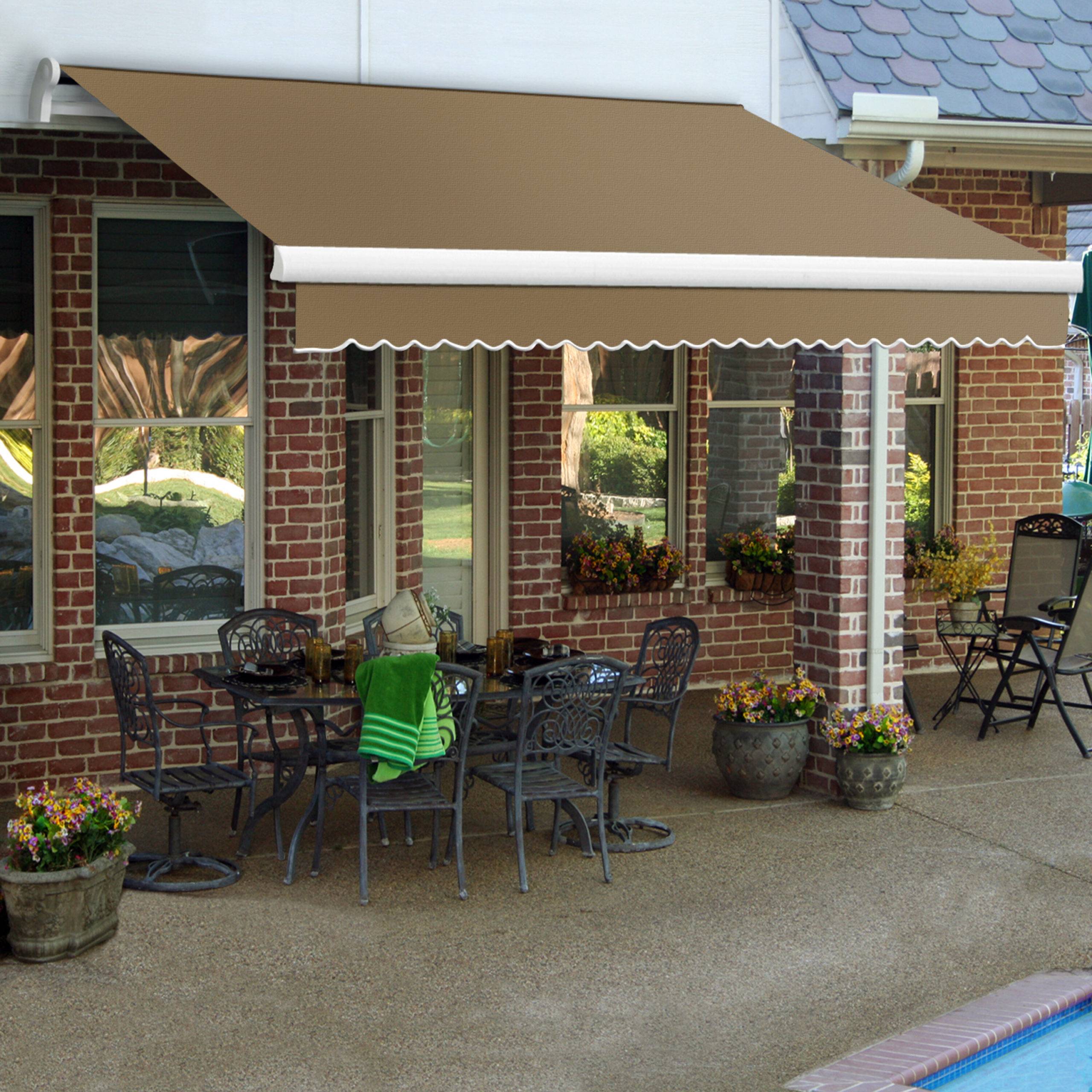 Outer deck with potted plants