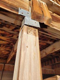 joist hanger post leveling