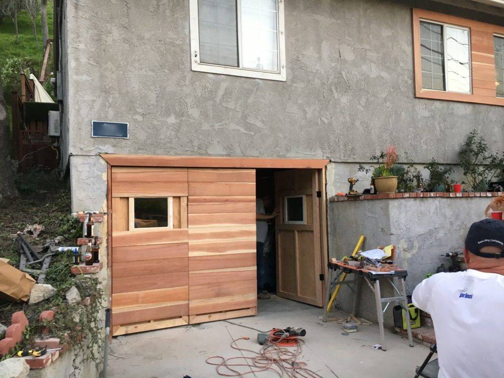 Building Bifold Garage Doors From Scratch ManMadeDIY