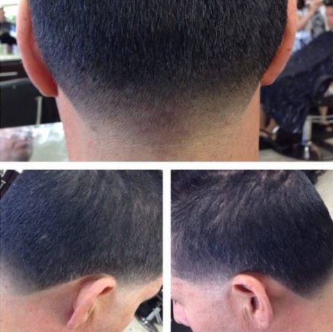 low skin taper haircut