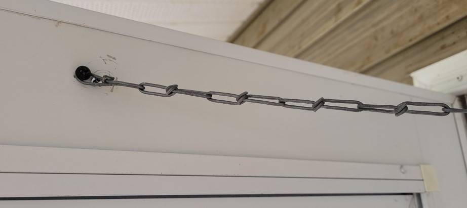 storm door safety chain