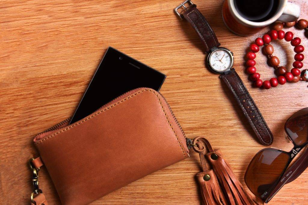 women's leather wallet