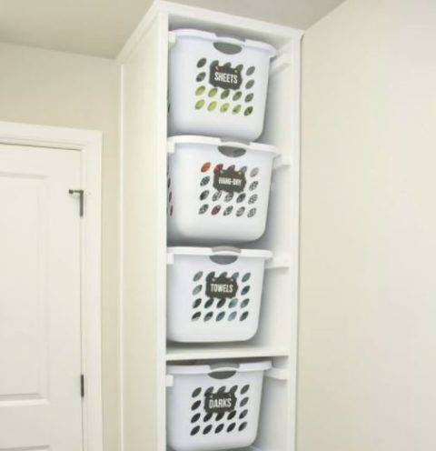 laundry basket storage