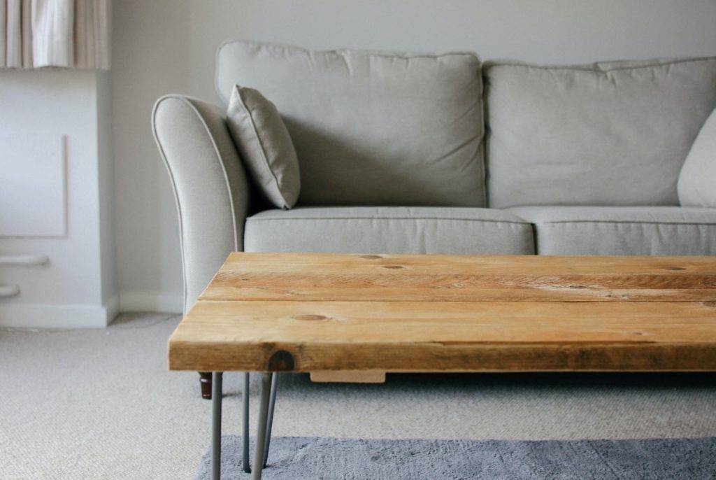 reclaimed wood coffee table