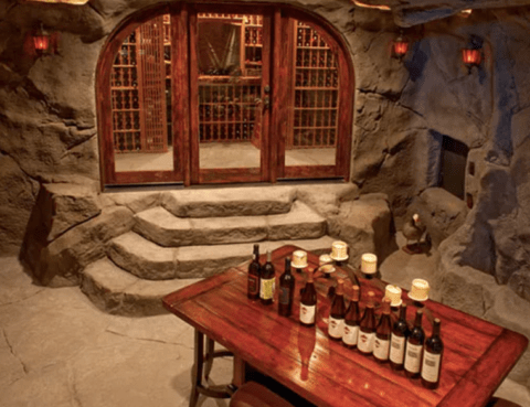 wine cellar man cave