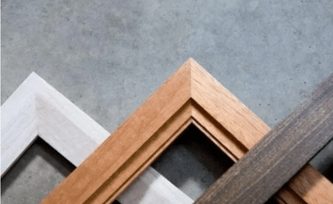 3 wooden picture frames