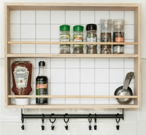 hanging spice rack