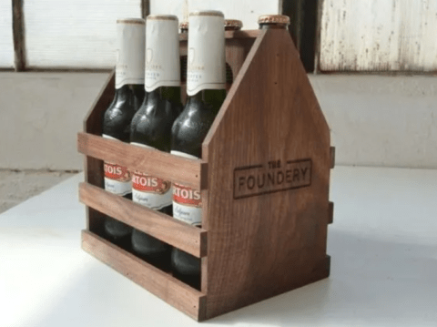 beer bottle caddy