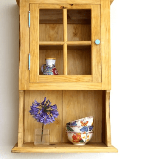 wooden wall cabinet