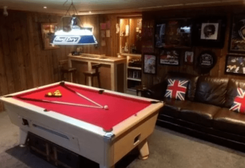 british themed man cave