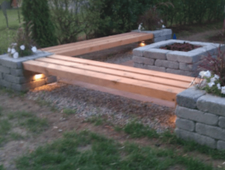 60 Diy Fire Pit Ideas For Your Backyard, Easy Fire Pit Benches