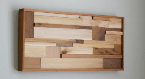 scrap wood wall art