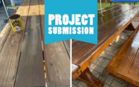 ManMade’s Submit A Project Series: Staining A Picnic Table