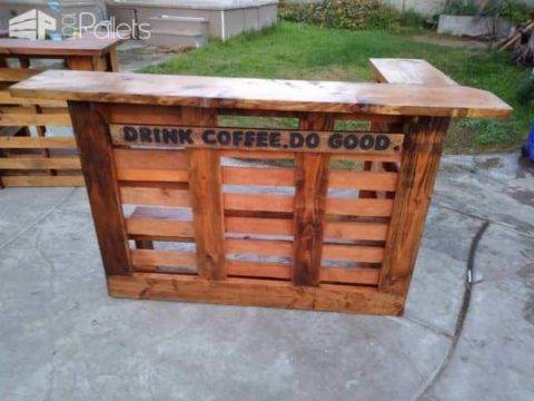 pallet coffe bar