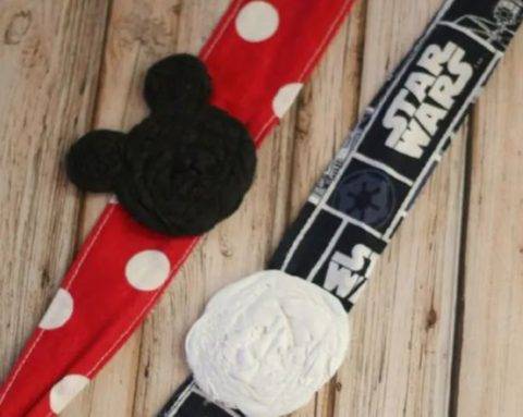 disney fabric headbands sewing project