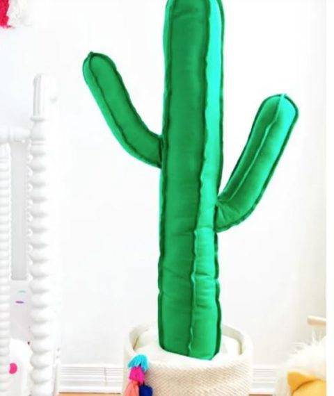 plush cactus decor sewing project