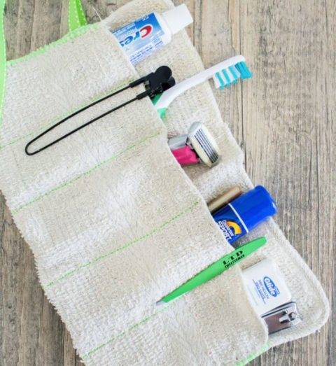 toiletry kit sewing project
