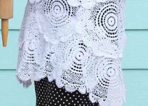 doily apron sewing project
