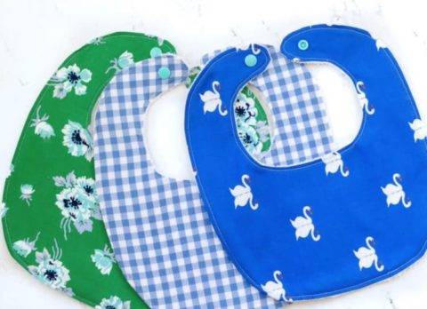 baby bib sewing project