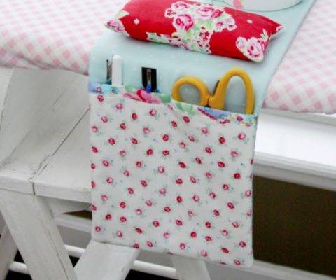 ironing board organizer sewing project