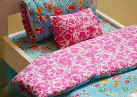 doll bed sewing project