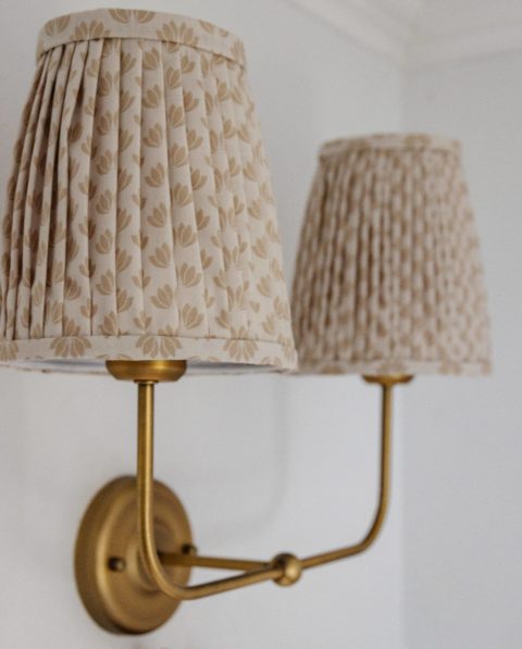 pleated lampshade