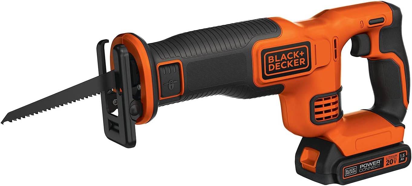 Black and decker cordless sawzall.