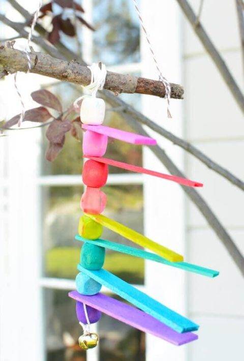 wooden windchimes