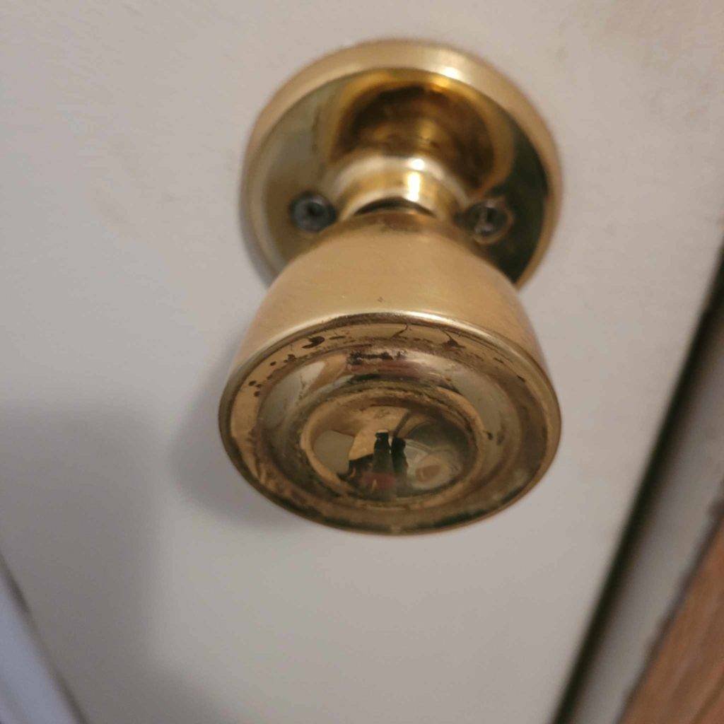 How to Tighten a Loose Doorknob ManMadeDIY