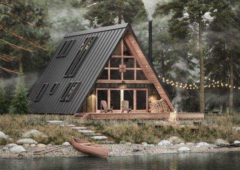 13 AFrame Cabin Kits and Modular Prefab Homes That You Can Build Yourself ManMadeDIY