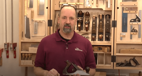 Michael Pekovich with hand plane