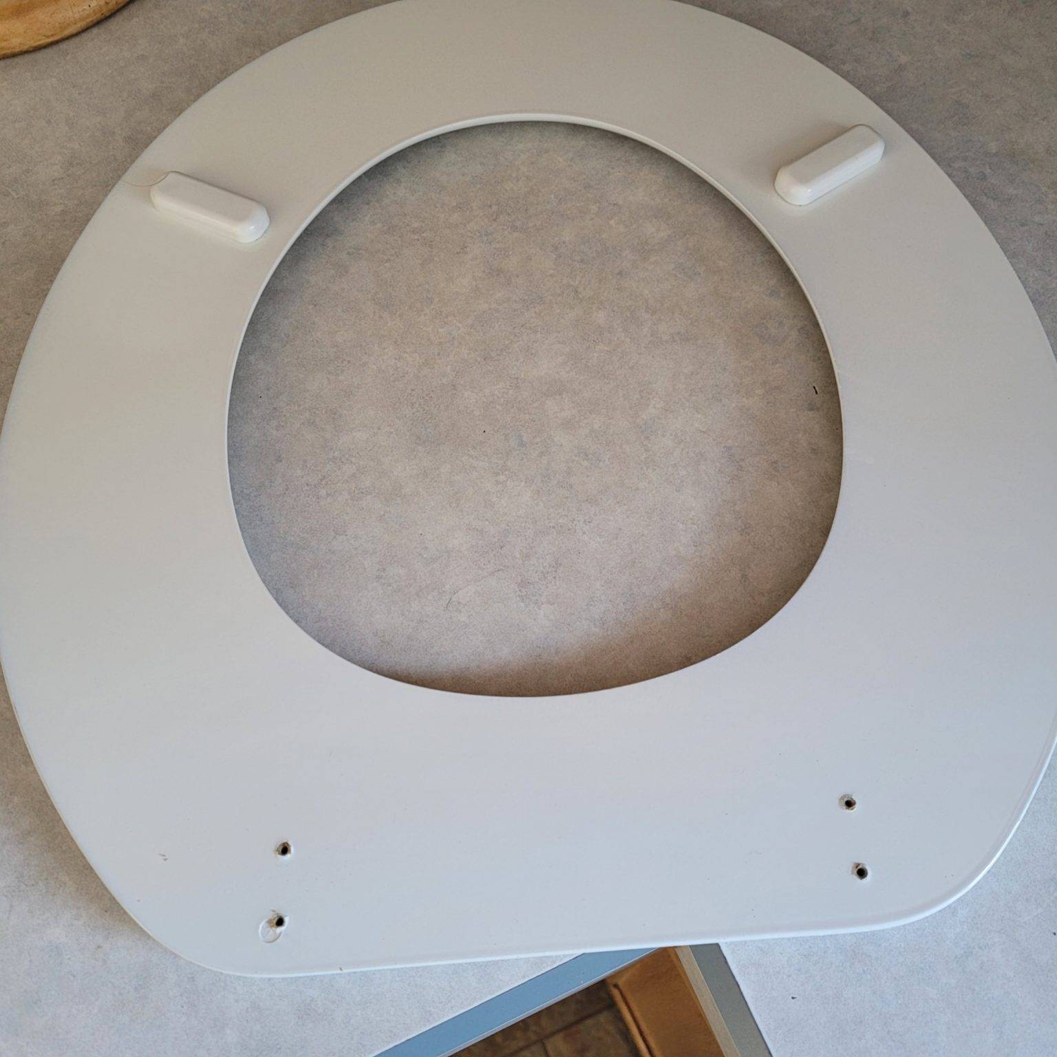 How To Repair A Broken Toilet Seat Hinge ManMadeDIY