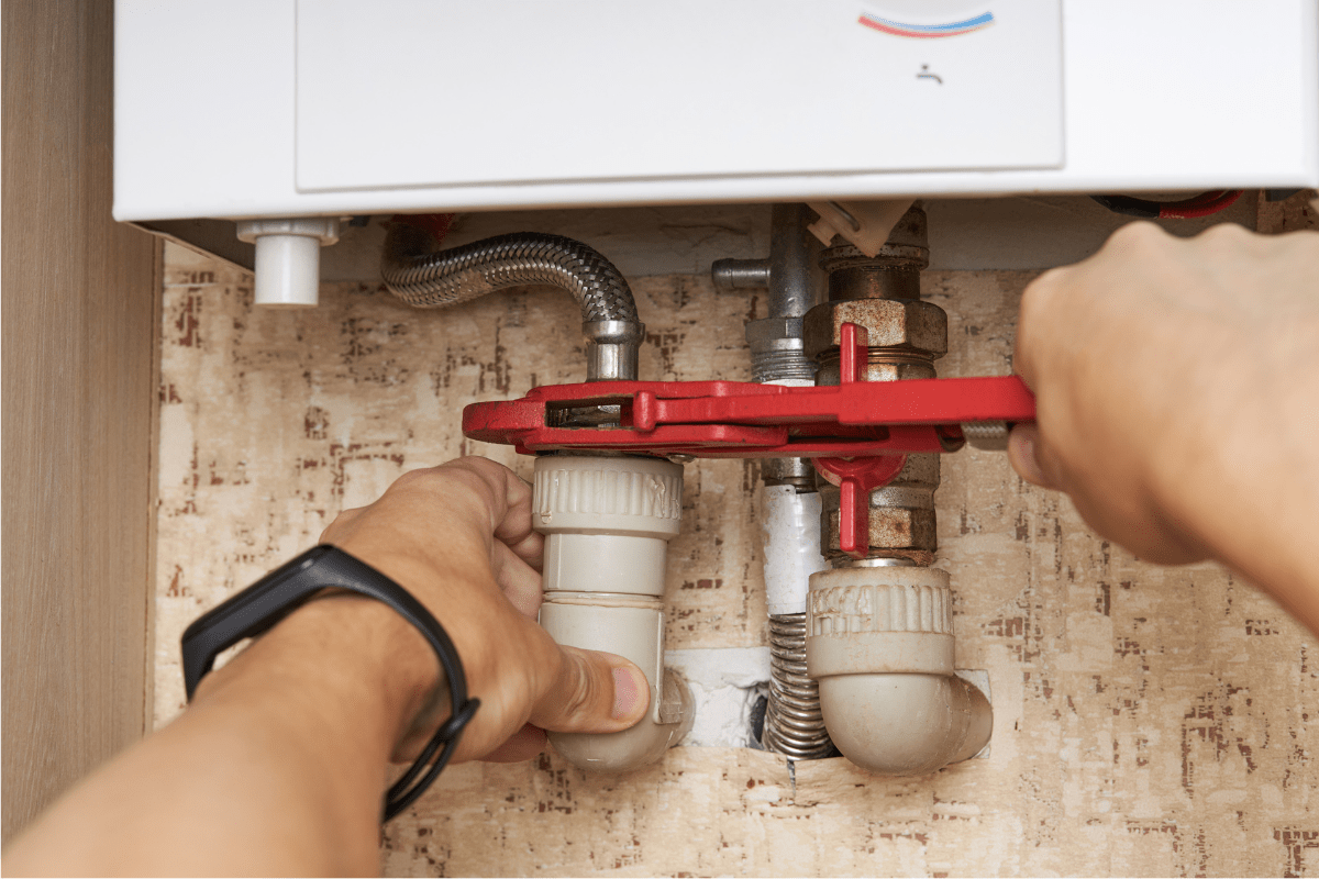fixing a water heater