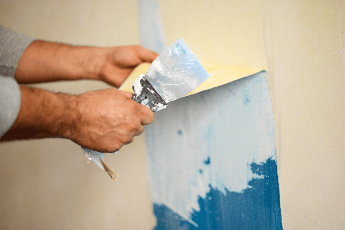 Painting Over Wallpaper Glue: Do This First! - Driven by Decor