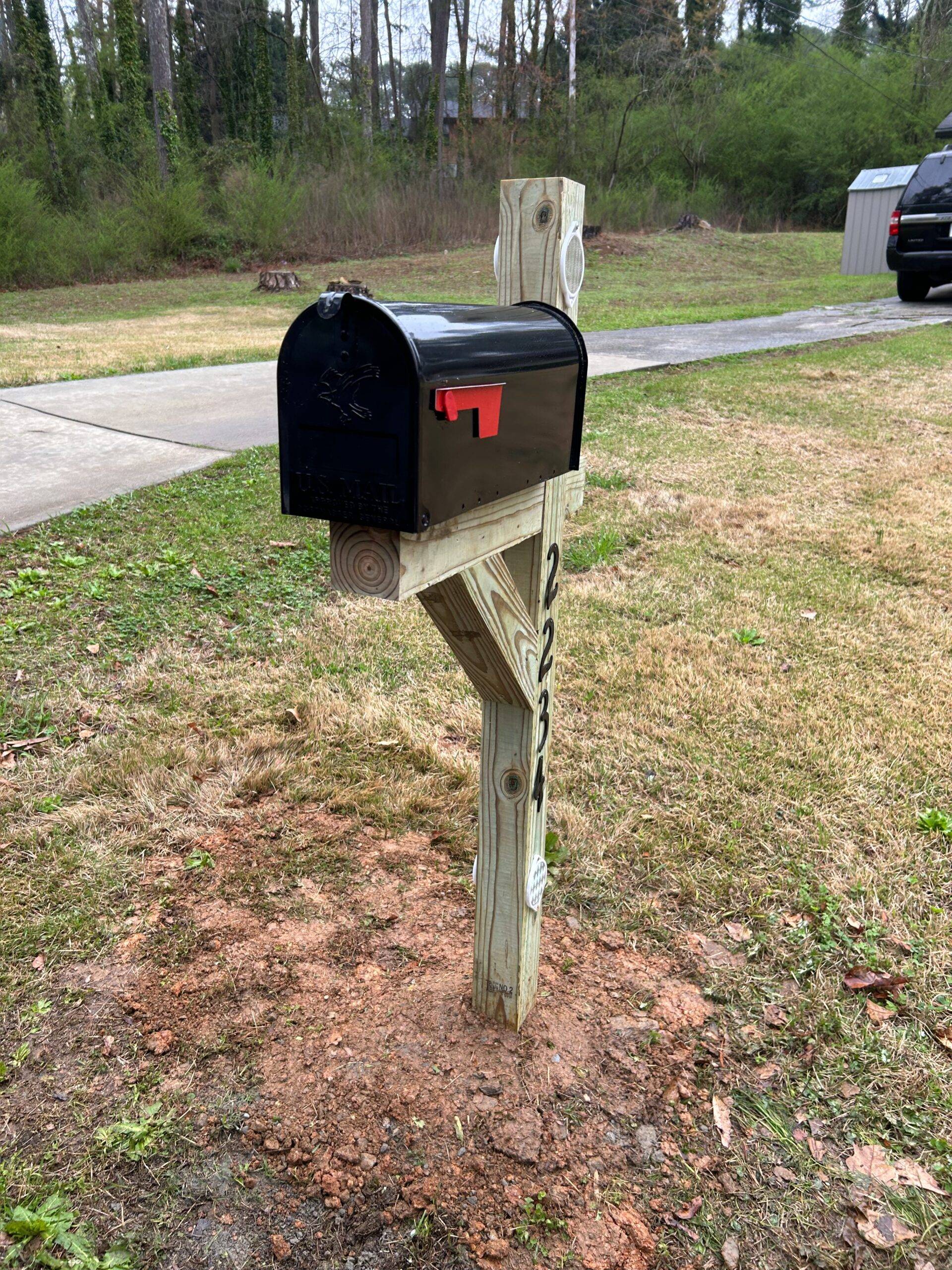 new mailbox and post