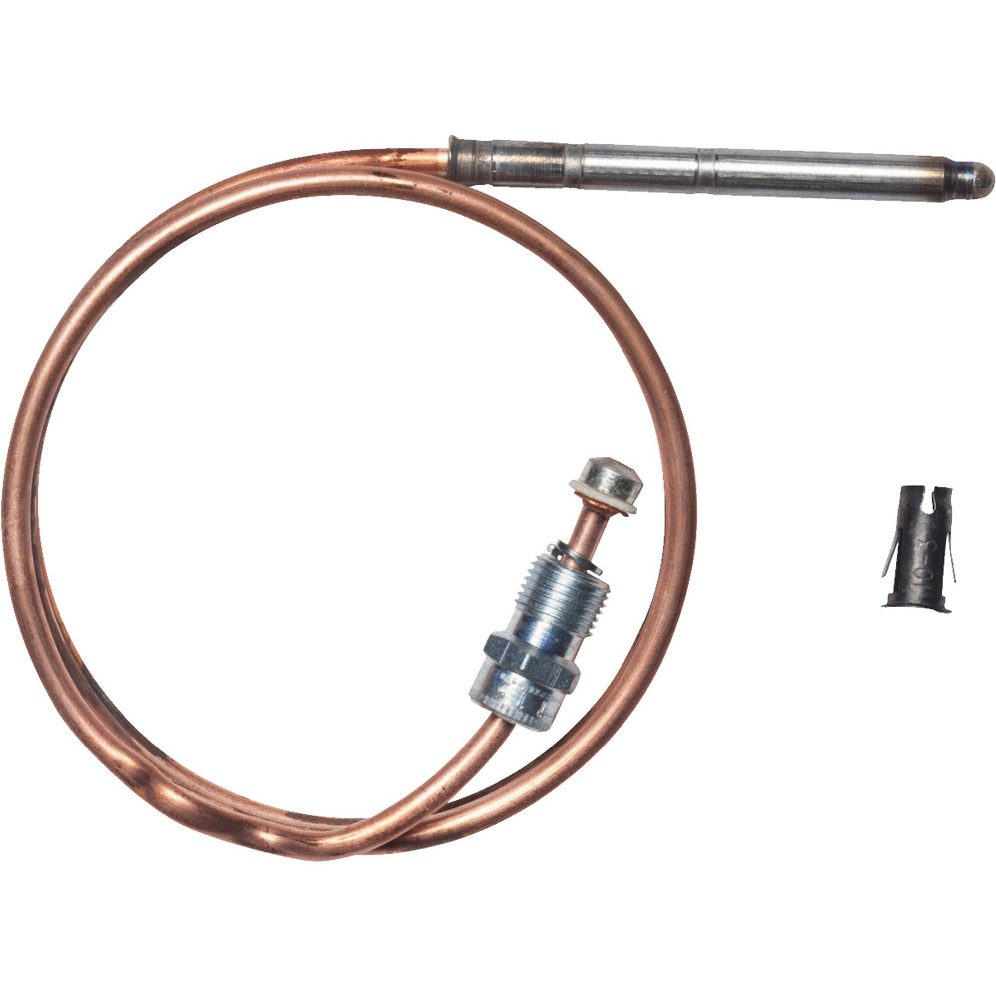 Stock image of water heater thermocouple.