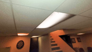 Installing a drop ceiling in a basement