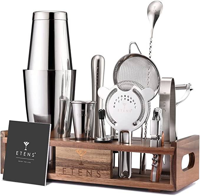 bartending kit from amazon close up product shot tools