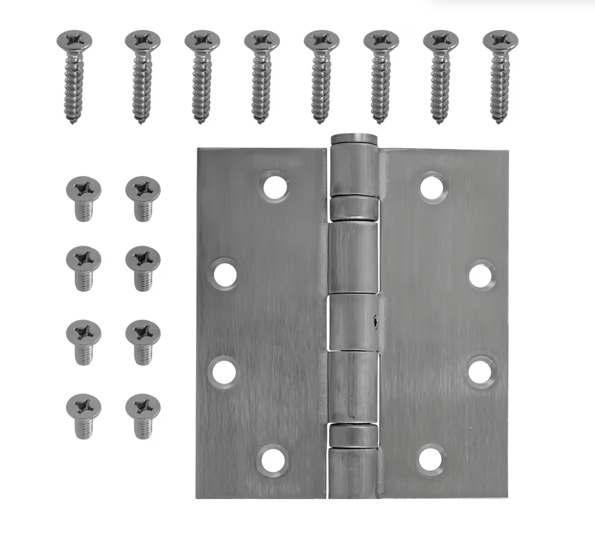 Stock product photo of ball bearing hinge.